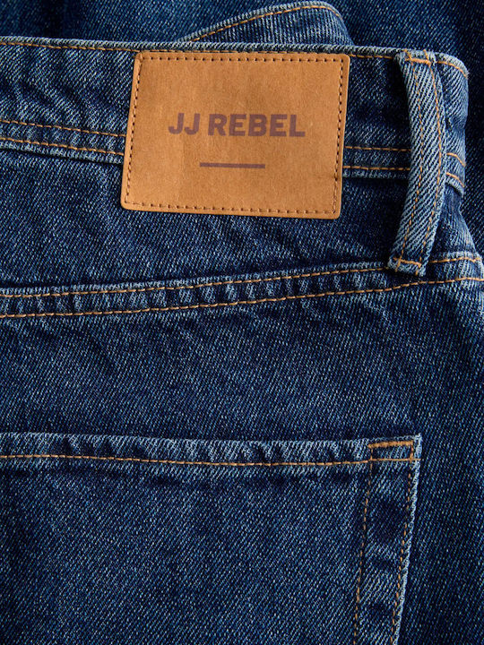 Ανδρικό Παντελόνι Τζιν με Regular Εφαρμογή Blue Denim