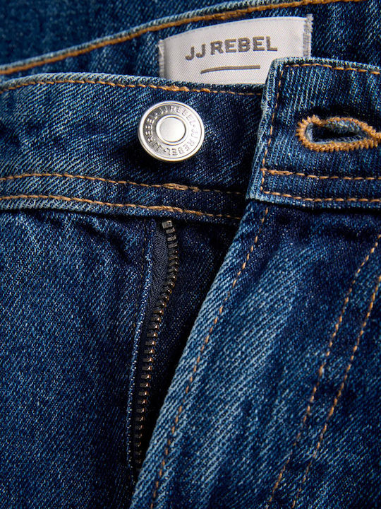 Ανδρικό Παντελόνι Τζιν με Regular Εφαρμογή Blue Denim