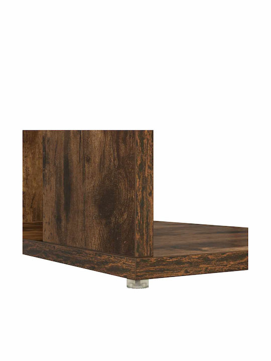 Desk Wooden Smoked Oak 130x50.5x75cm