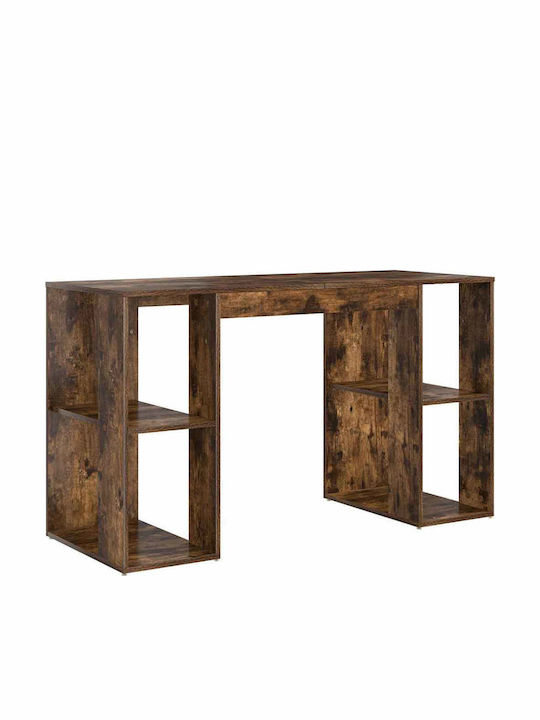 Desk Wooden Smoked Oak 130x50.5x75cm