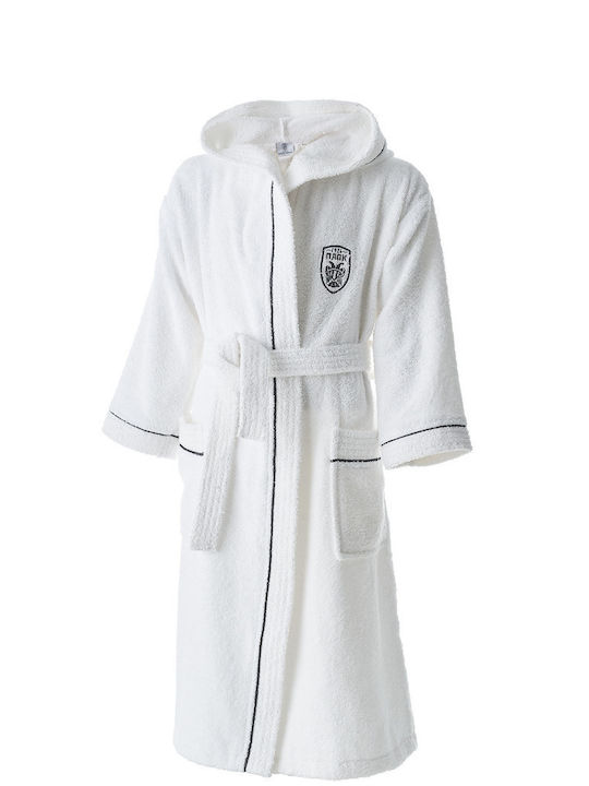 Vesta Home Paok Bathrobe with Hood White 360gr/m²