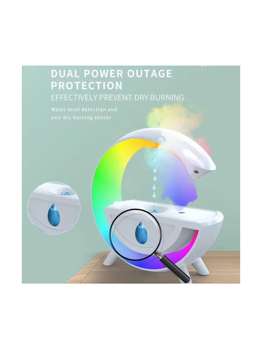 LED Aromatherapie-Diffusor mit Timer Weiß 350ml DCLQ5FYBM