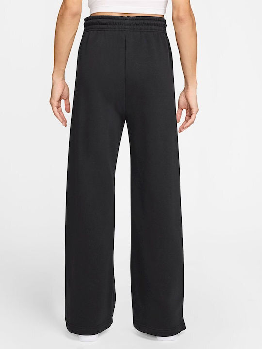Sportswear Sweatpants Flared Fleece Black