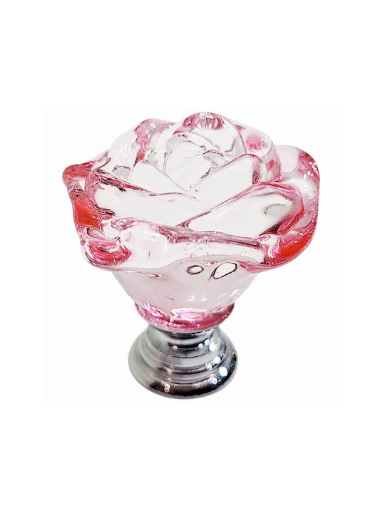 ACM Knob Furniture made of Zamak & Crystal Chrome Glossy 11957-000-ORO1 1pcs