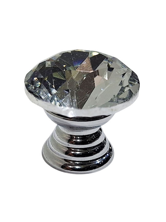 ACM Knob Furniture made of Metallic & Zamak & Crystal Chrome Glossy 11958-000-ORO1 1pcs