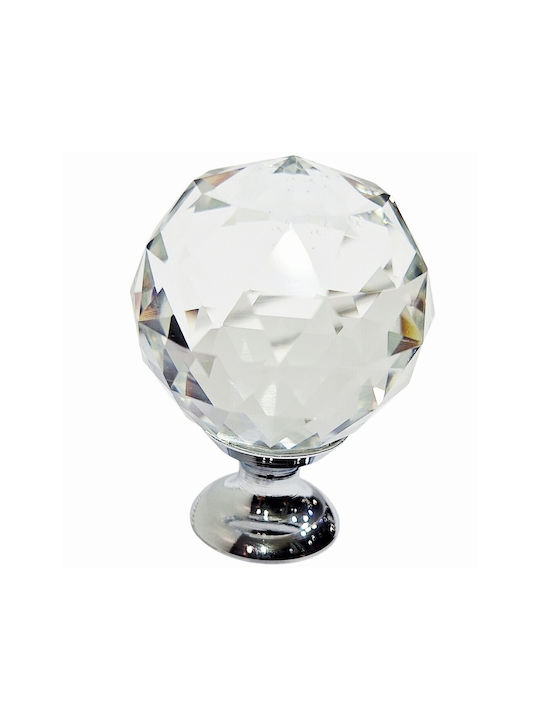 ACM Knob Furniture made of Metallic & Zamak & Crystal Chrome Glossy 12021-000-ORO1 1pcs