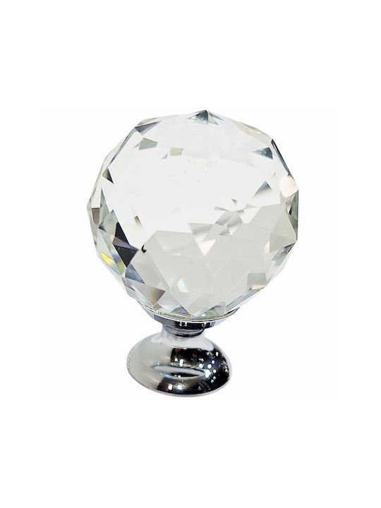 ACM Knob Furniture made of Metallic & Zamak & Crystal Chrome Glossy 12021-000-ORO1 1pcs