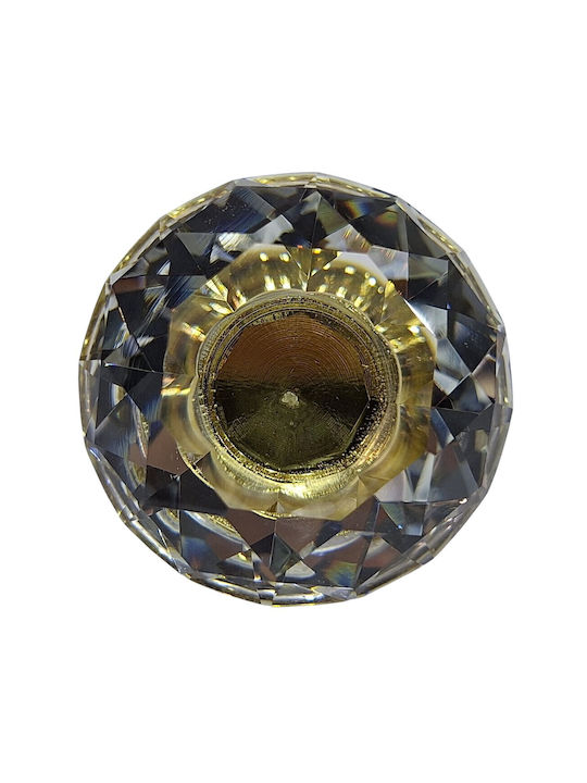 ACM Knob Furniture made of Metallic & Zamak & Crystal Gold-glossy 12022-000-ORO1 1pcs