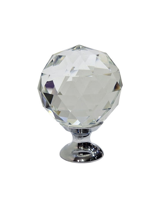 ACM Knob Furniture made of Metallic & Zamak & Crystal Chrome Glossy 12021-000-ORO1 1pcs