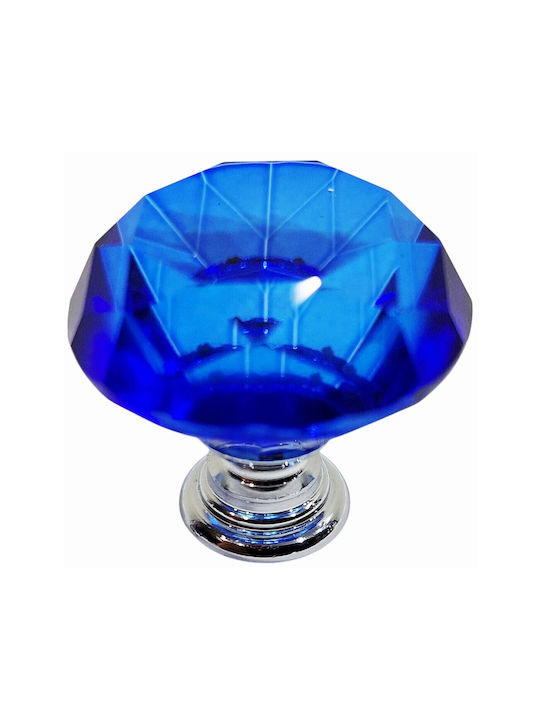 ACM Knob Furniture made of Metallic & Zamak & Crystal Chrome Glossy 31mm (Center Distance 31mm) 12003-000-ORO1 1pcs