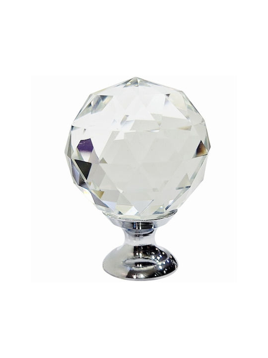 ACM Knob Furniture made of Metallic & Zamak & Crystal Chrome Glossy 12021-000-ORO1 1pcs