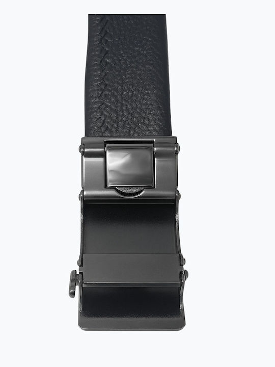 Herren Gürtel Leder Schwarz
