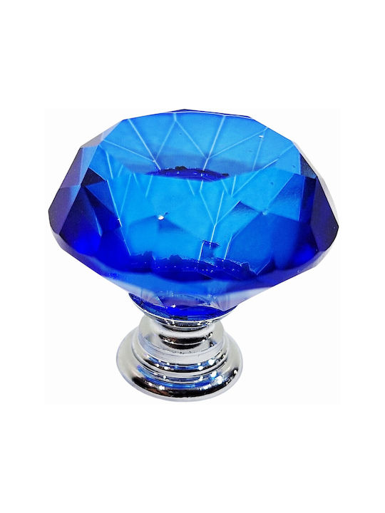 ACM Knob Furniture made of Metallic & Zamak & Crystal Chrome Glossy 31mm (Center Distance 31mm) 12003-000-ORO1 1pcs
