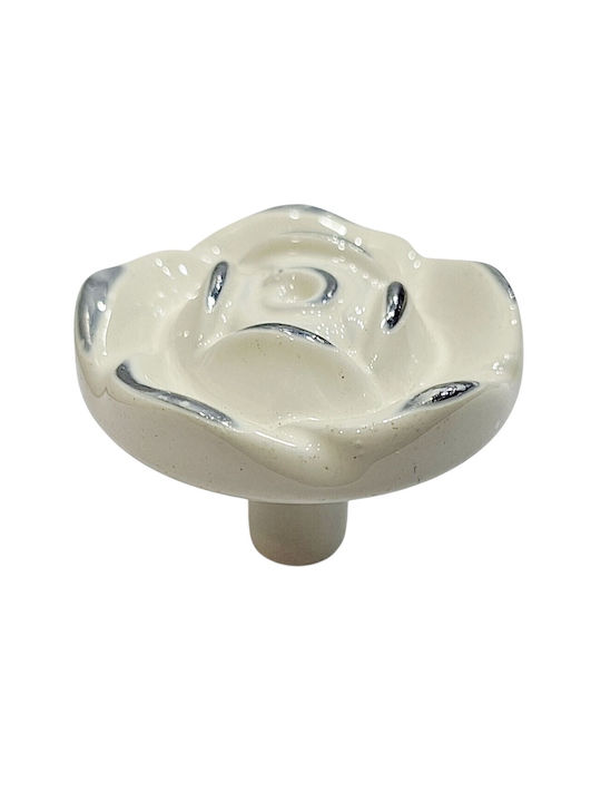 ACM Knob Furniture made of Zamak & Metallic White-nickel 12019-000-12B1 1pcs
