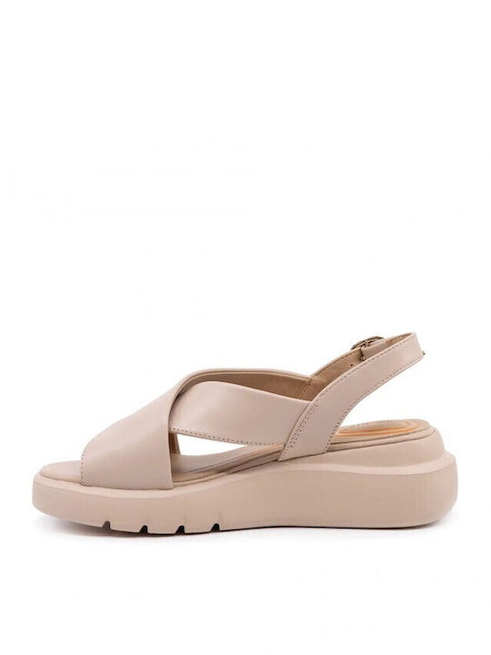 Anatomische Damenplattformen Beige
