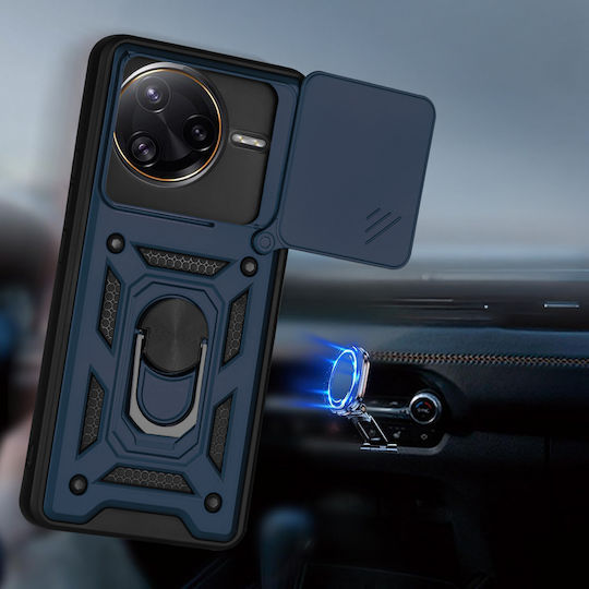 Camshield Slide Задна Метална Синя Корица (Poco F7 Ultra)