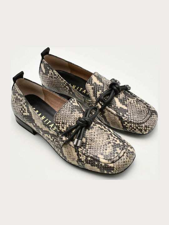 Leder Damen Loafers
