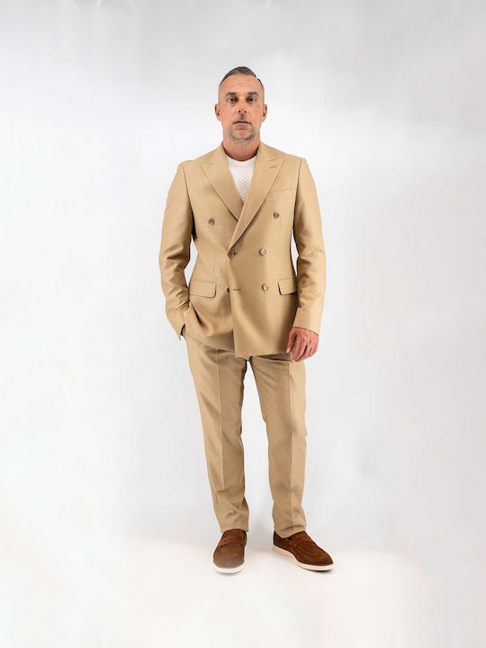 Men's Suit Jacket Camel