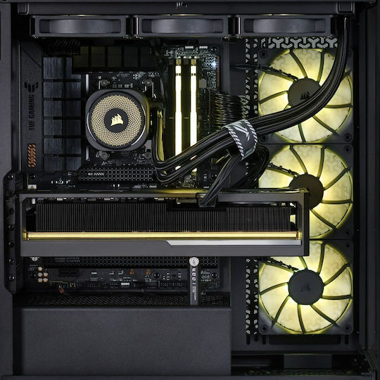 Actina KOMACNGIP0277 Гейминг Настолен Компютър Ryzen 7-7800X3D 32GB DDR5 2TB SSD Radeon RX 9070 XT Без Операционна Система