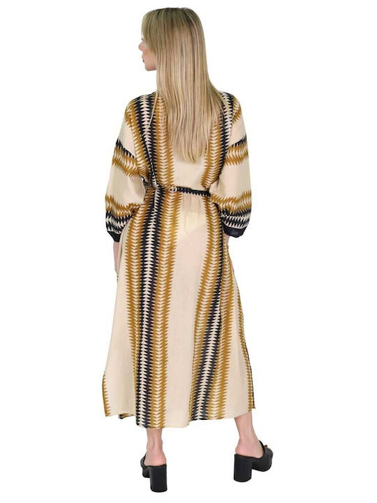 Aquablue Feminin Lung Rochie de Plajă Bej