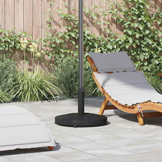 vidaXL Stand de umbrelă din Metal Negru 48x48x32cm