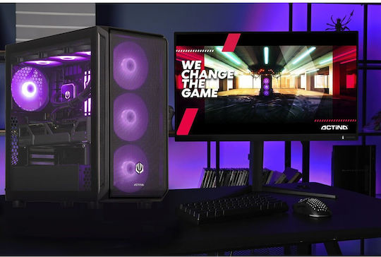 Actina KOMACNGIP0265 Гейминг Настолен компютър (i7-14700KF/32GB DDR5/2TB SSD/GeForce RTX 5080/Без операционна система)