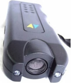 Ultrasonic Device Against Aggressive Dogs Flashlight Dog Training Mode Black