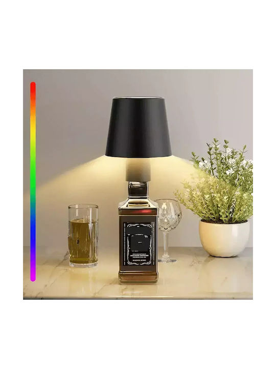 SP Souliotis Decorative Lamp Bottle Black