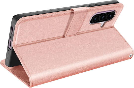 Mayaxess Case Samsung Galaxy A56 Wallet Lanyard Rose Gold