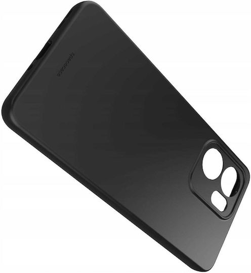 Spacecase Silicone Back Cover Σιλικόνης Μαύρο (Oppo Reno13 F / FS)