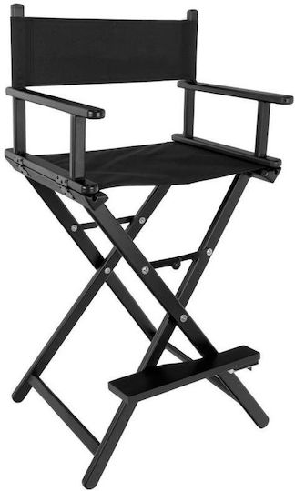Gabbiano Chair for Makeup with Adjustable Height Black