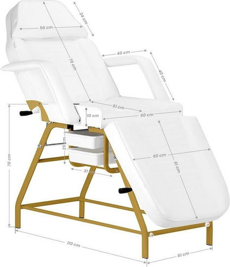 Salon Tech Beauty Chair with Adjustable Height
