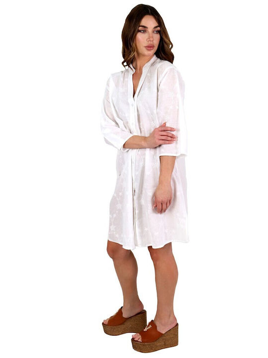 Aquablue Feminin Rochie de Plajă Alb