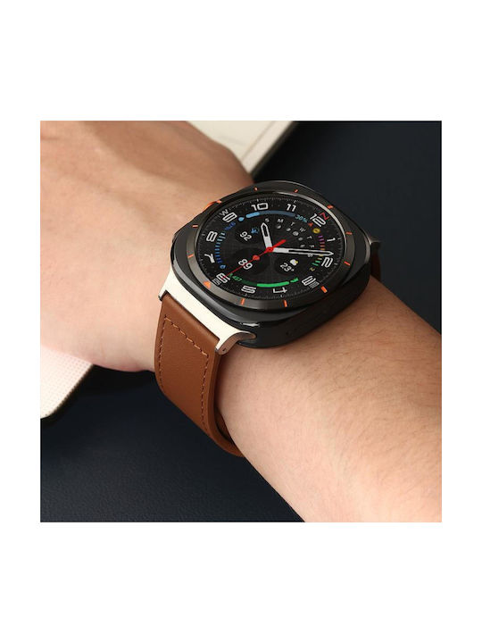 Armband Leder Orange (Amazfit T-Rex 3)