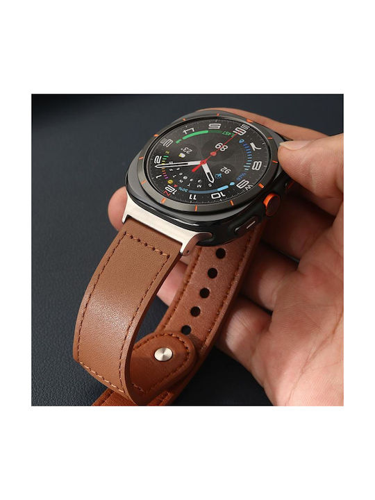 Каишка Кожа Тъмносин (Amazfit T-Rex 3)