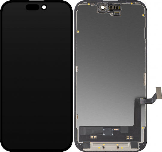 MP Οθόνη με Μηχανισμό Αφής για iPhone 15 (Μαύρο)