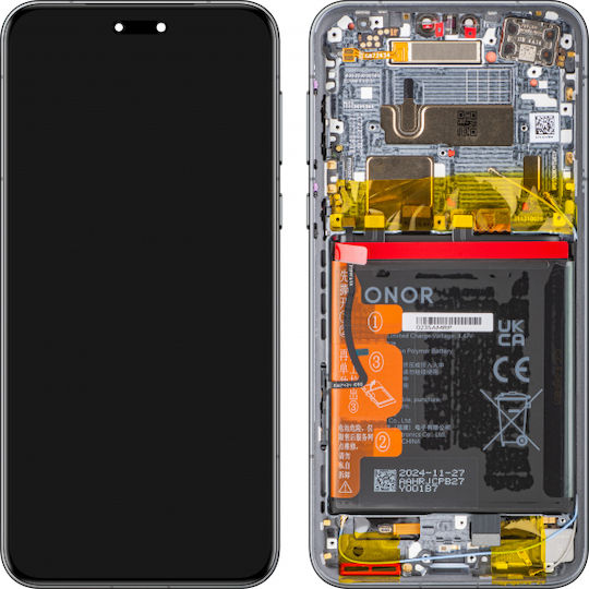 Honor Οθόνη mit Touch-Mechanismus für Honor Magic7 Pro (Schwarz)