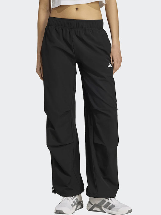 Damen Stoff Hose Black