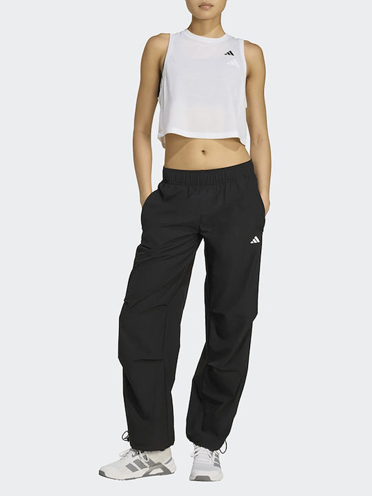 Damen Stoff Hose Black