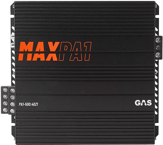 Max Pa1-500.4dz1 Τετρακάναλος Ενισχυτής Αυτοκινήτου 4ch Gas Audio Power