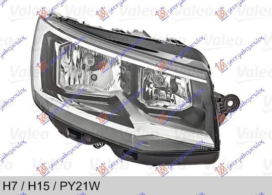 Valeo Front Lights for Volkswagen Transporter