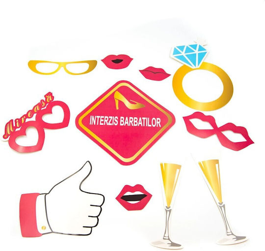 Bachelorette Party Requisiten Set 16 Stück Mehrere Partyzubehör