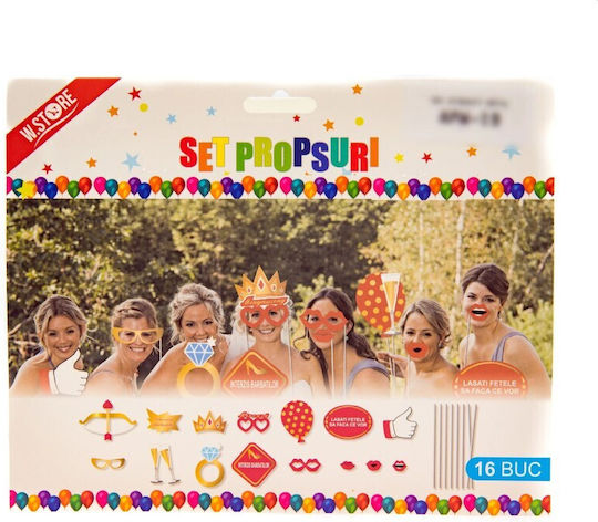 Bachelorette Party Requisiten Set 16 Stück Mehrere Partyzubehör