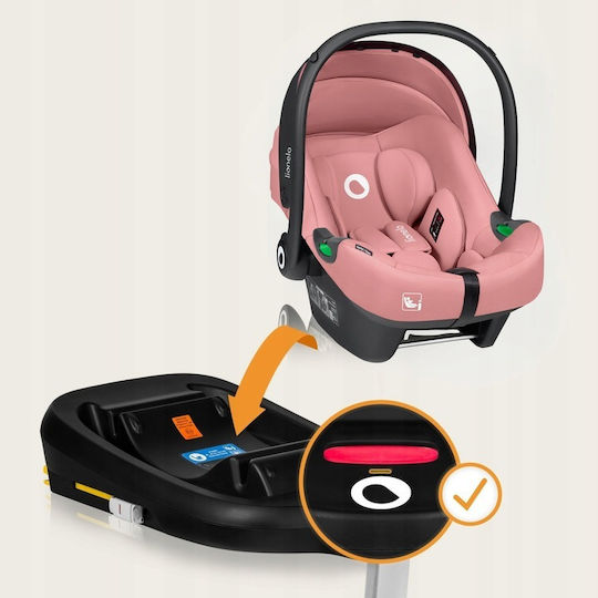 Lionelo Astrid Καθισματάκι Αυτοκινήτου i-Size με Isofix Pink Coral