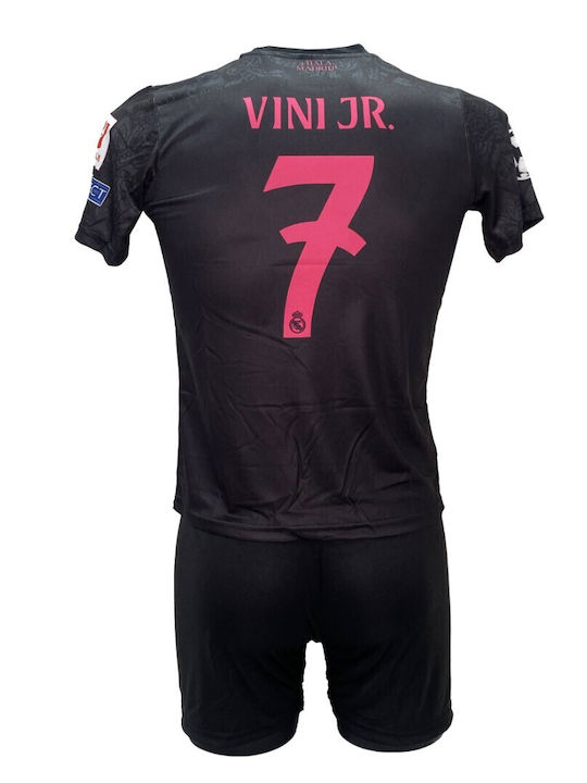 Kids Football Set Real Madrid Vini Jr Black Pink 2211-22b