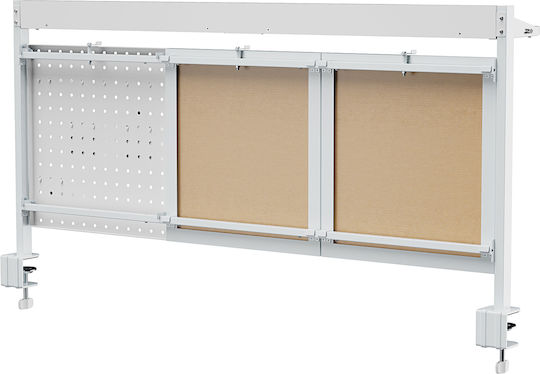 Office Divider Organizer Ergo Office Er-300 W Maximum Load 10kg White Cork Board Width 1250mm White