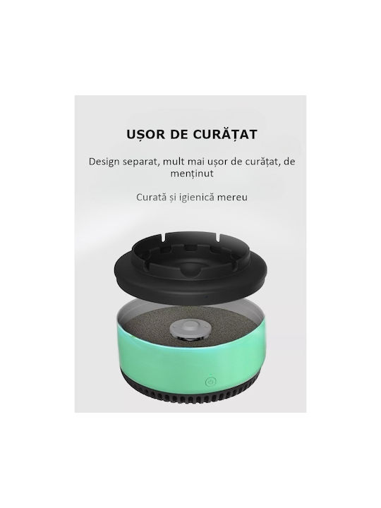 Electric Ashtray Suction Air Purifier Anti-melting Epoxy Resin Deodorizer Odor Elimination Green Electric Ashtray Suction Air Purifier Anti-melting Epoxy Resin Deodorizer Odor Elimination Green