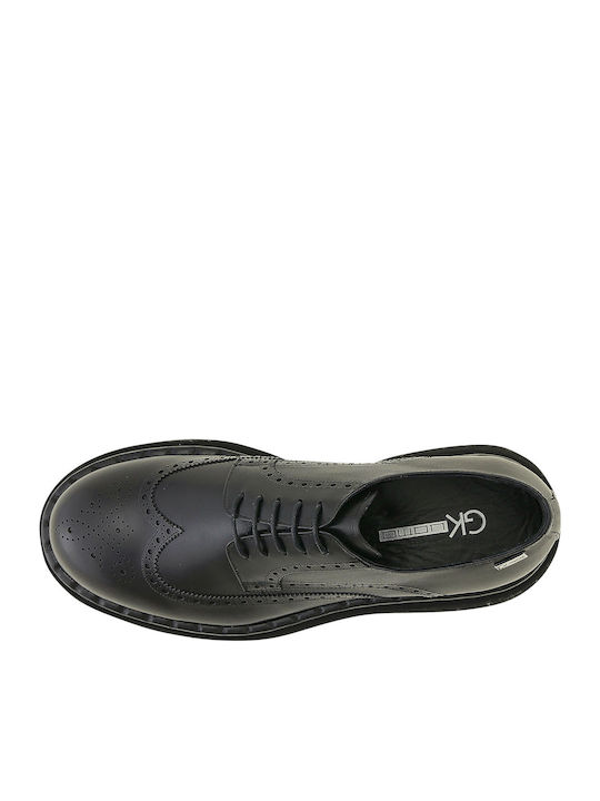 Δερμάτινα Ανδρικά Oxfords Μαύρα