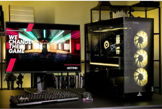 Actina KOMACNGIP0207 Гейминг Настолен компютър (Ryzen 9-7900X/32GB DDR5/1TB SSD/GeForce RTX 5070 Ti/Без операционна система)