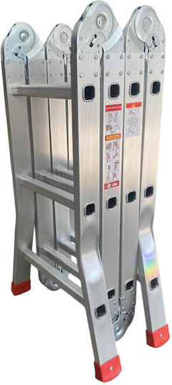 Multipurpose Aluminum Ladder 4x3